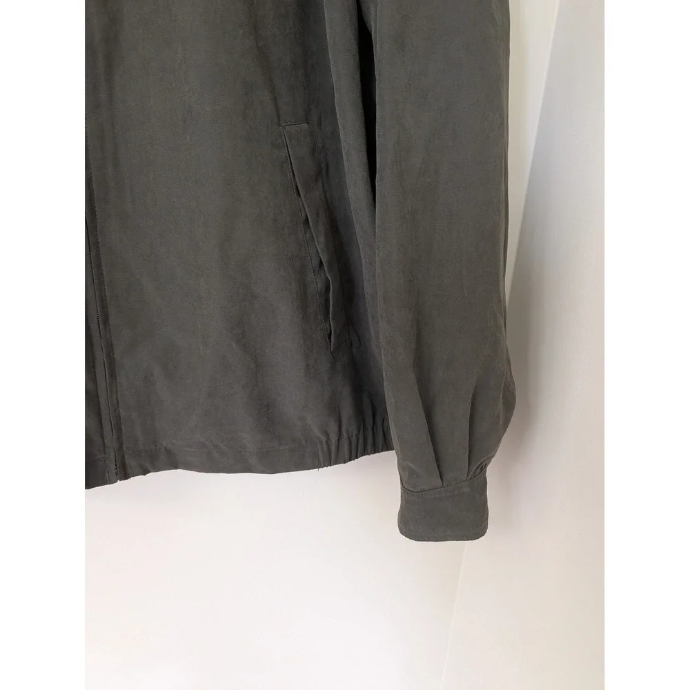 Vintage Orvis Signature Mens XL‎ Bomber Jacket Green Brown 90s Old Money